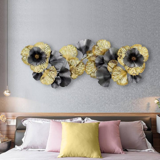 Black and Gold Wrought Iron Wall Art