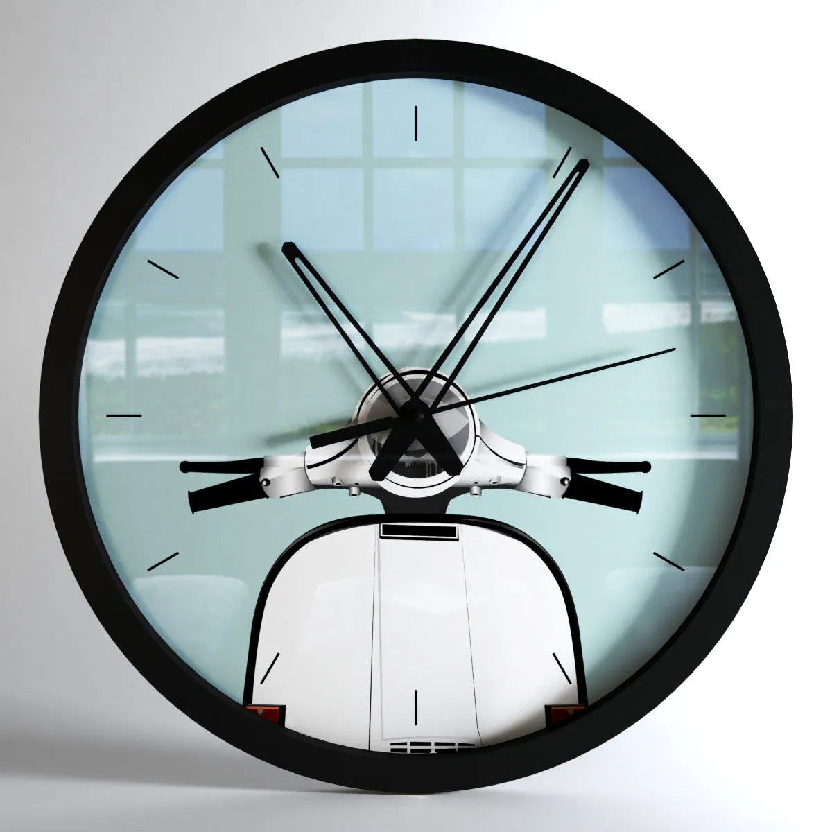 Retro Vespa Big Designer Wall Clock