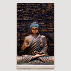 Meditating Buddha Canvas Wall Painting