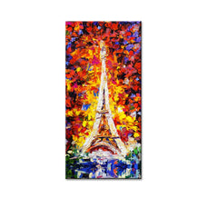 Creative Eiffel Tower Vertical Wall Painting