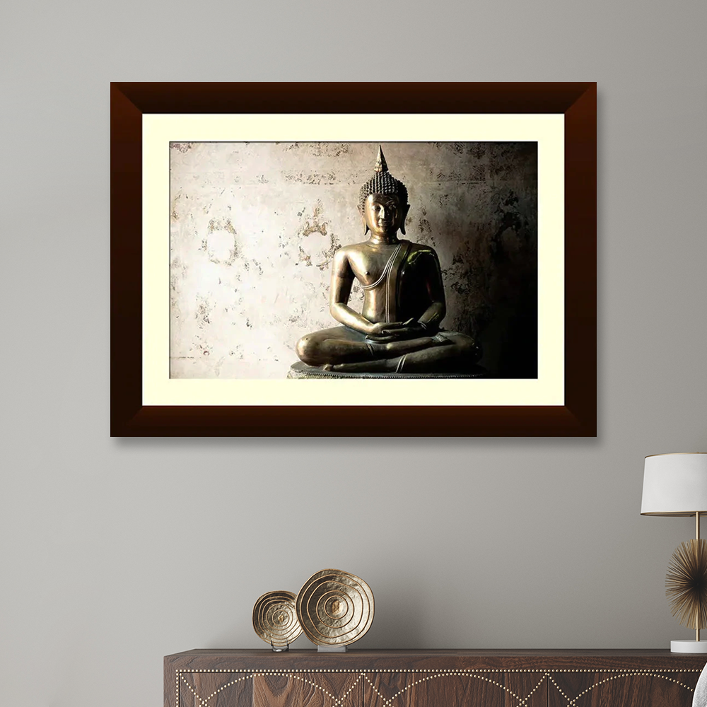 Peaceful Buddha Framed Wall Painting