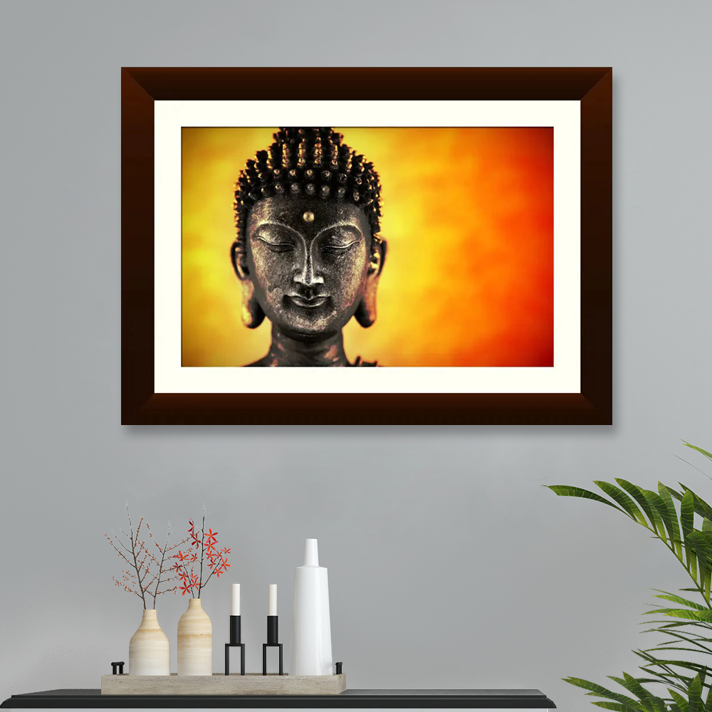 Beautiful Gautam Buddha Wall Painting