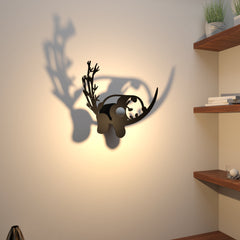 Lazy Panda Shadow Lamp