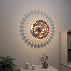 Om Mandala Shadow Lamp Light