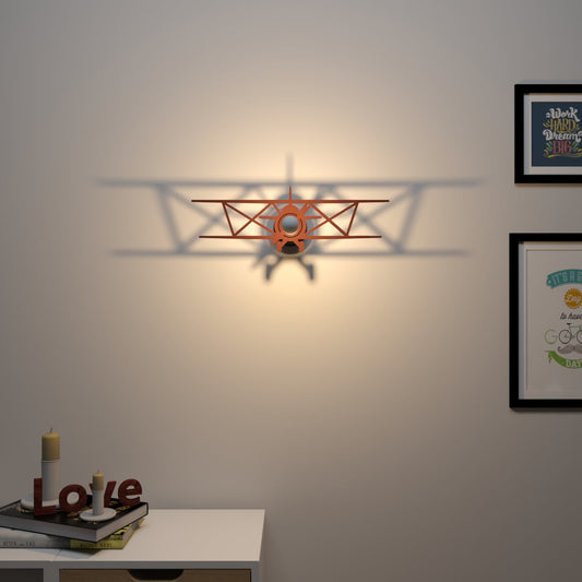 Retro Airplane Shadow Lamp