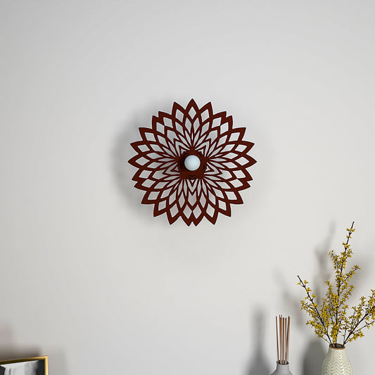 Geometric Flower Design Creative Shadow Lamp