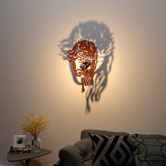 Jesus christ face creative Shadow lamp