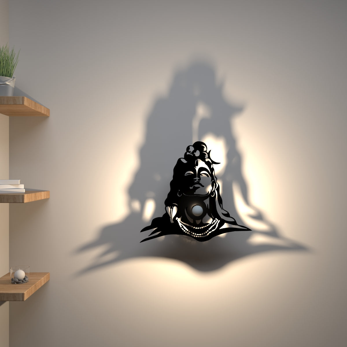 Adiyogi Shiva Creative Shadow lamp