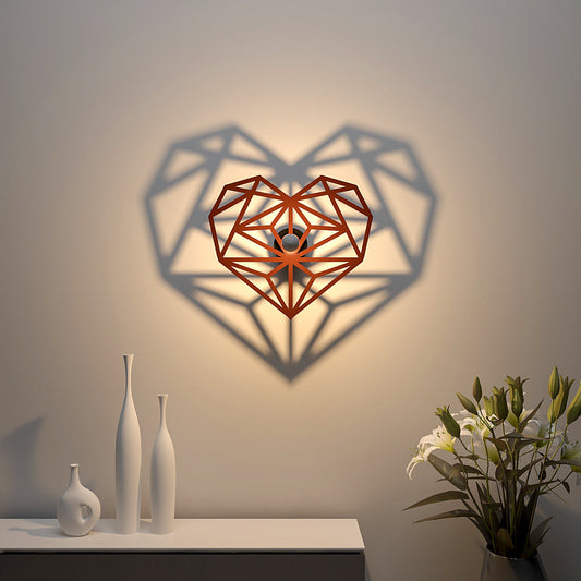 Heart Design Creative Shadow lamp