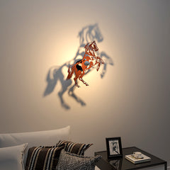 Charging Horse Creative Shadow lamp